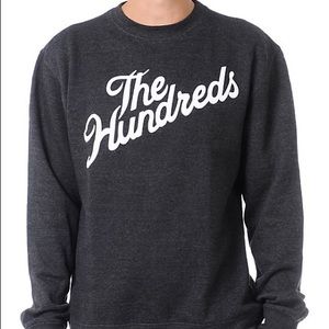 The Hundreds Forever Slant Crewneck Charcoal